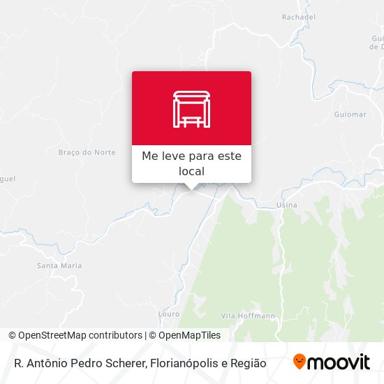 R. Antônio Pedro Scherer mapa