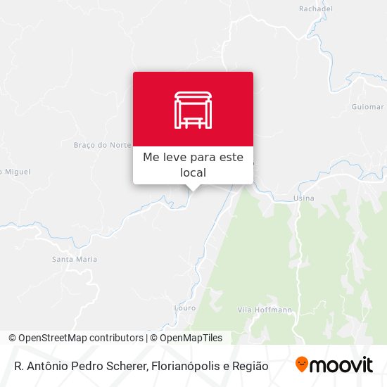 R. Antônio Pedro Scherer mapa