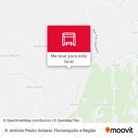 R. Antônio Pedro Scherer mapa