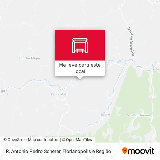 R. Antônio Pedro Scherer mapa