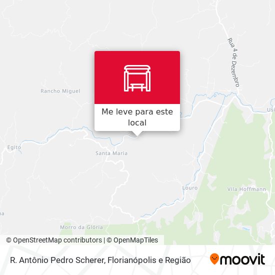 R. Antônio Pedro Scherer mapa