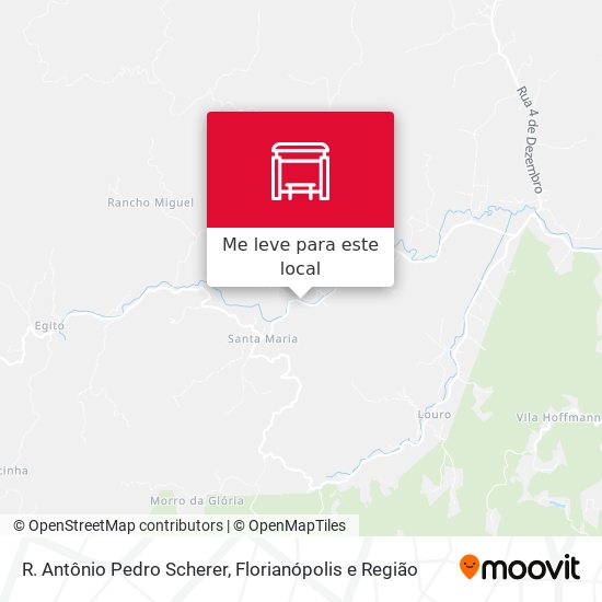 R. Antônio Pedro Scherer mapa