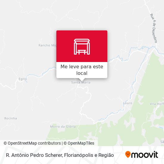 R. Antônio Pedro Scherer mapa