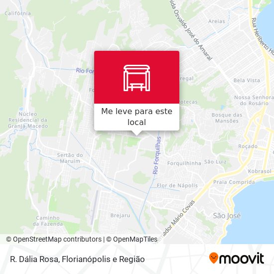 R. Dália Rosa mapa