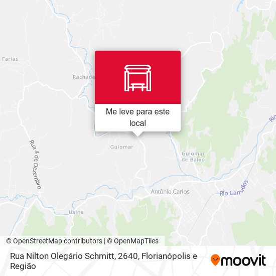 Rua Nilton Olegário Schmitt, 2640 mapa