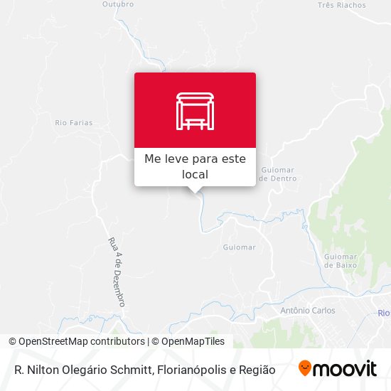 R. Nilton Olegário Schmitt mapa