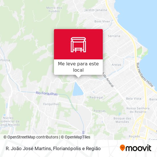 R. João José Martins mapa