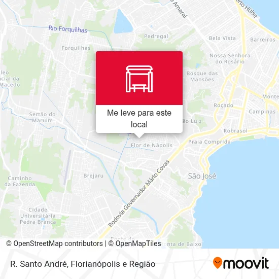 R. Santo André mapa