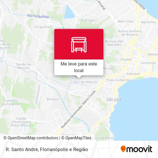 R. Santo André mapa