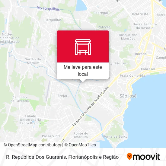 R. República Dos Guaranis mapa