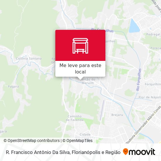 R. Francisco Antônio Da Silva mapa