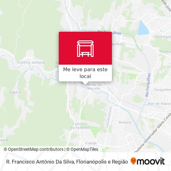 R. Francisco Antônio Da Silva mapa