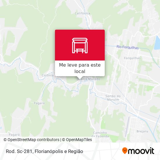 Rod. Sc-281 mapa