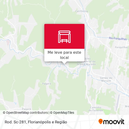 Rod. Sc-281 mapa