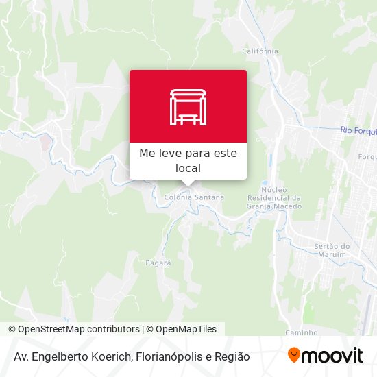 Av. Engelberto Koerich mapa