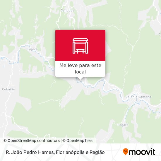 R. João Pedro Hames mapa