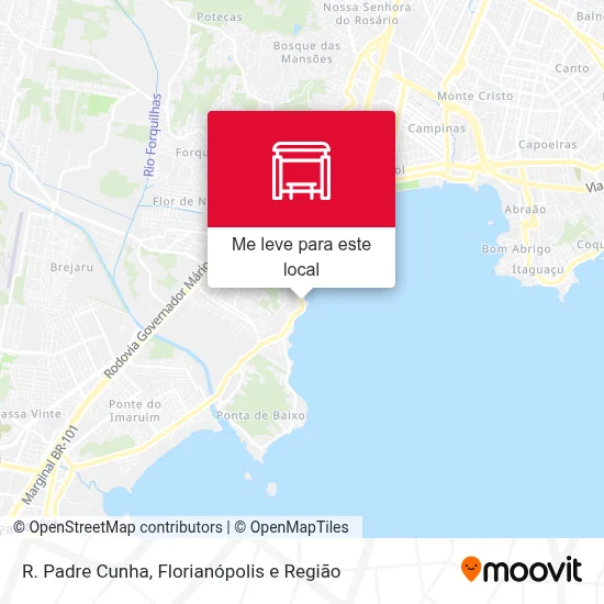 R. Padre Cunha mapa