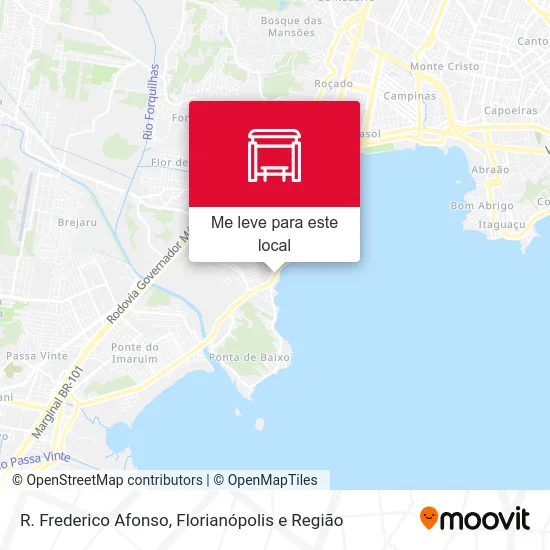 R. Frederico Afonso mapa