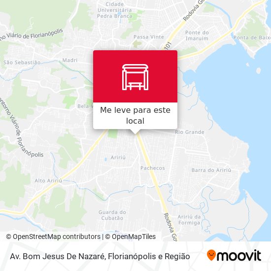 Av. Bom Jesus De Nazaré mapa