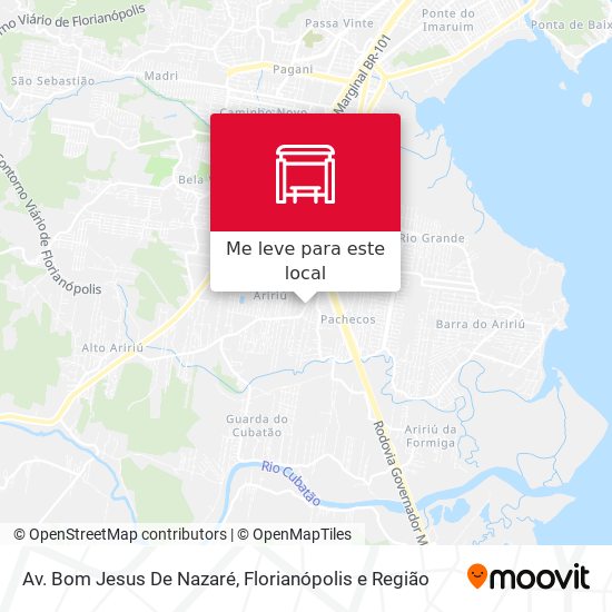 Av. Bom Jesus De Nazaré mapa