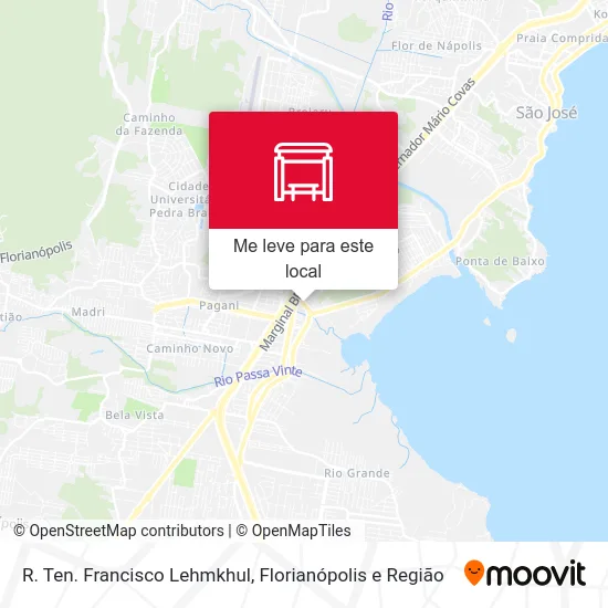 R. Ten. Francisco Lehmkhul mapa