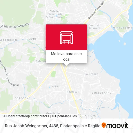 Rua Jacob Weingartner, 4435 mapa