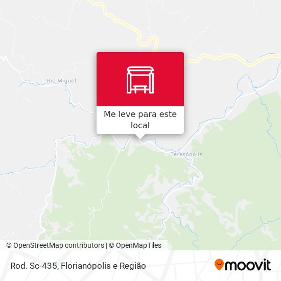 Rod. Sc-435 mapa