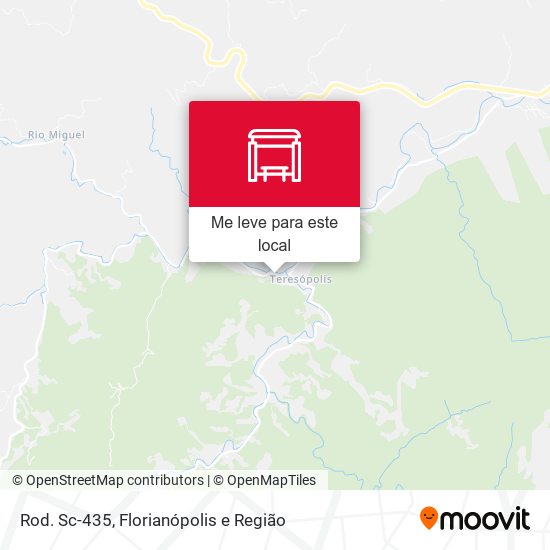 Rod. Sc-435 mapa