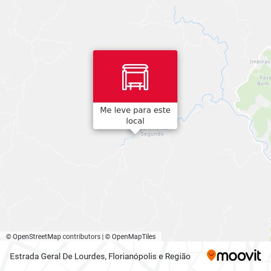 Estrada Geral De Lourdes mapa