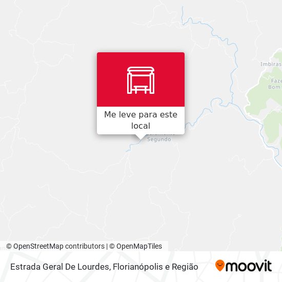 Estrada Geral De Lourdes mapa