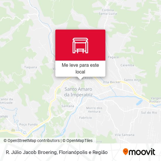 R. Júlio Jacob Broering mapa