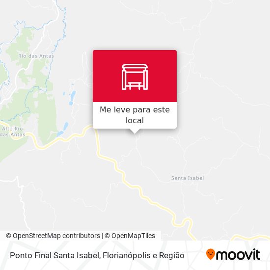 Ponto Final Santa Isabel mapa