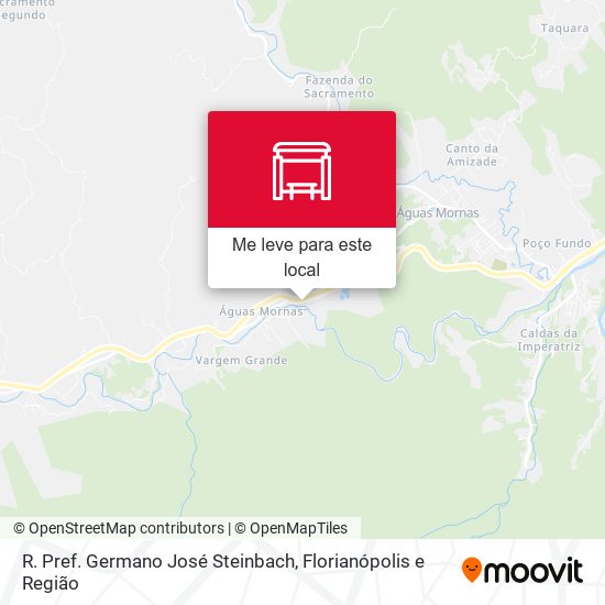 R. Pref. Germano José Steinbach mapa
