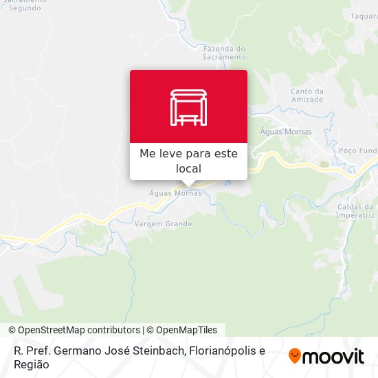 R. Pref. Germano José Steinbach mapa