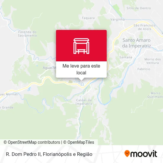 R. Dom Pedro II mapa