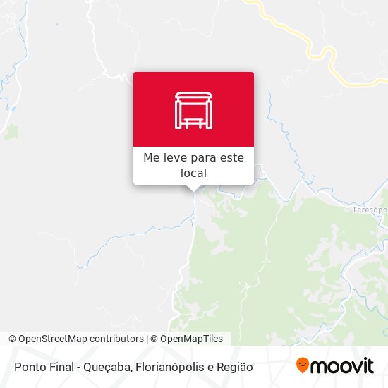 Ponto Final - Queçaba mapa