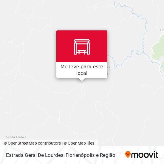 Estrada Geral De Lourdes mapa
