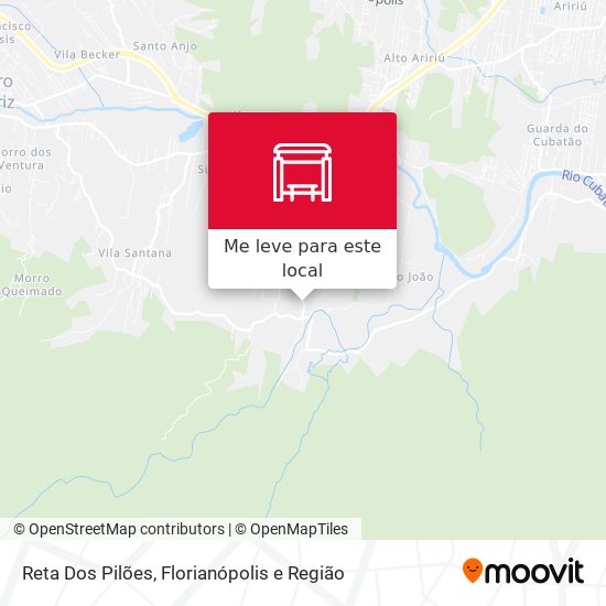Reta Dos Pilões mapa