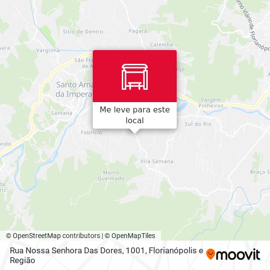 Rua Nossa Senhora Das Dores, 1001 mapa