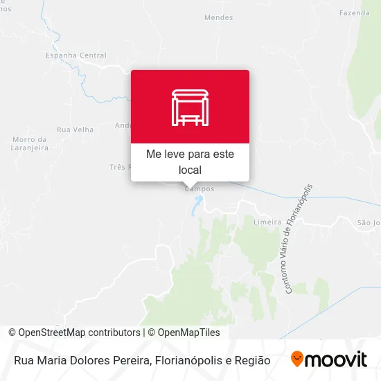 Rua Maria Dolores Pereira mapa