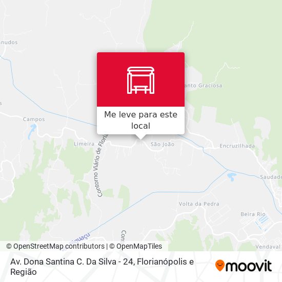 Av. Dona Santina C. Da Silva - 24 mapa