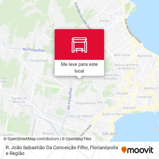 R. João Sebastião Da Conceição Filho mapa