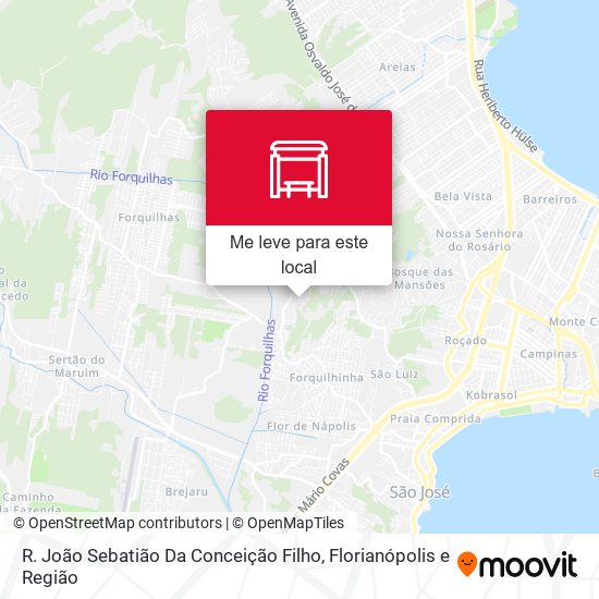 R. João Sebatião Da Conceição Filho mapa