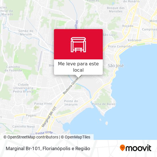 Marginal Br-101 mapa