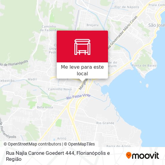Rua Najla Carone Goedert 444 mapa