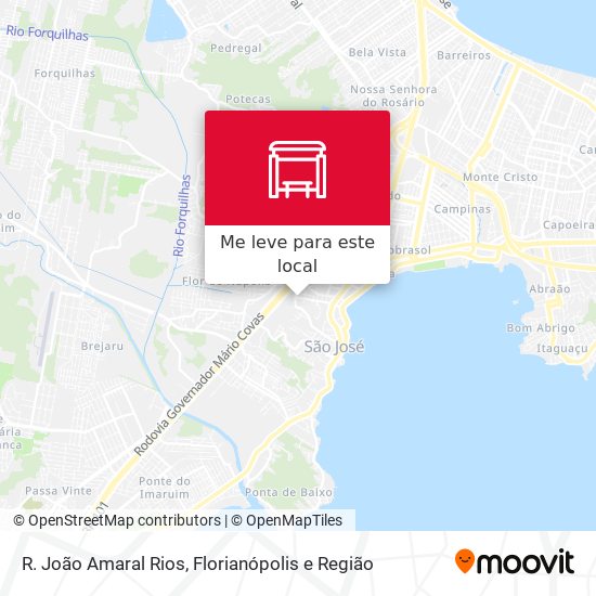 R. João Amaral Rios mapa