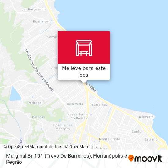 Marginal Br-101 (Trevo De Barreiros) mapa