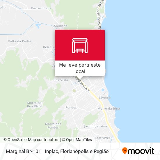 Marginal Br-101 | Inplac mapa