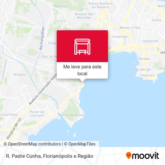 R. Padre Cunha mapa