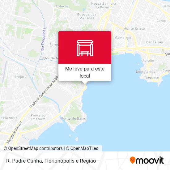 R. Padre Cunha mapa